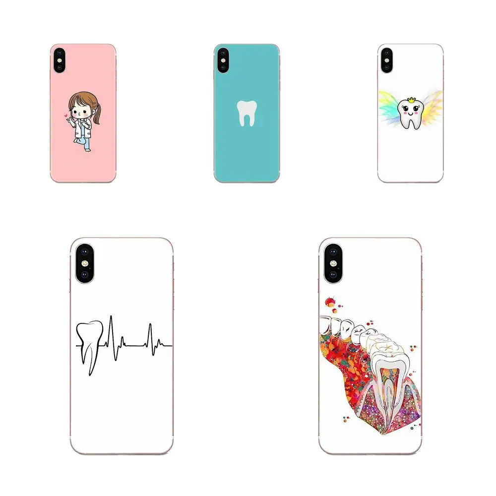 Teeth Tooth For Samsung Galaxy Note 5 8 9 S3 S4 S5 S6 S7 S8 S9 S10 5G mini Edge Plus Lite TPU Mobile Phone Case Cover | Мобильные