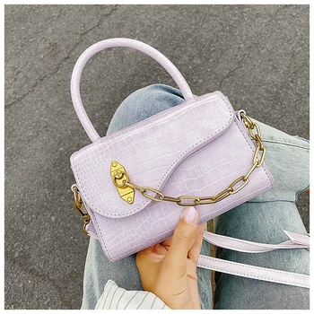 

Mini Summer Women Bag 2020 Chain Korean Messenger Bag Crocodile Crossbody Handbags Brand Designer