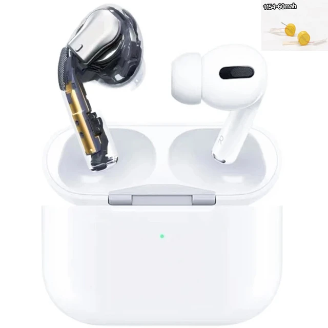 Airpods Pro 1154-60mAh交換用バッテリー,Apple Airpods Pro用ヘッド