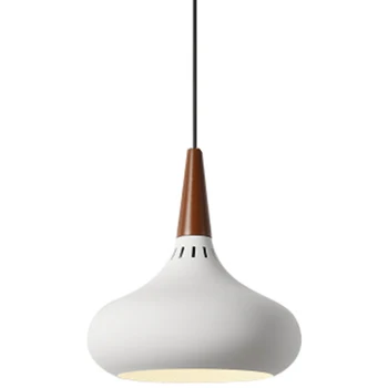 

New LED Hang lamp Vintage Loft Pendant Lights/Pendant Lamps Aluminum Suspension Luminaire Wood Hanging Lightings Kitchen Lustre