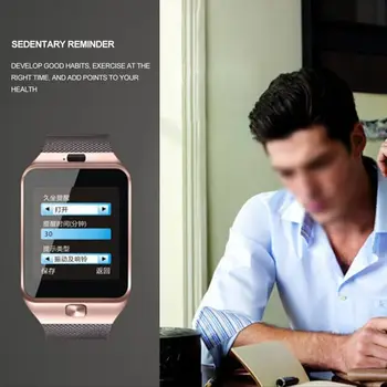 

2020 Bluetooth SIM Card Smart Watch Touch Screen Smart Watch With Camera For Ios Android Phones Support Multi Language Tools New