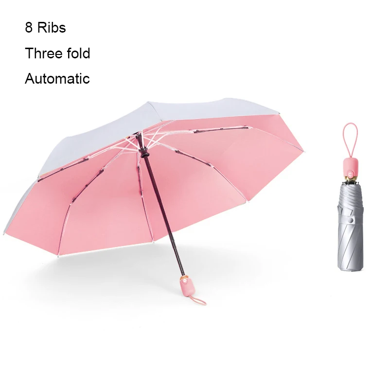 8 Ribs Pocket Mini Umbrella Anti UV Paraguas Sun Umbrella Rain Windproof Light Folding Portable Umbrellas for Women Children folding umbrella sun umbrella