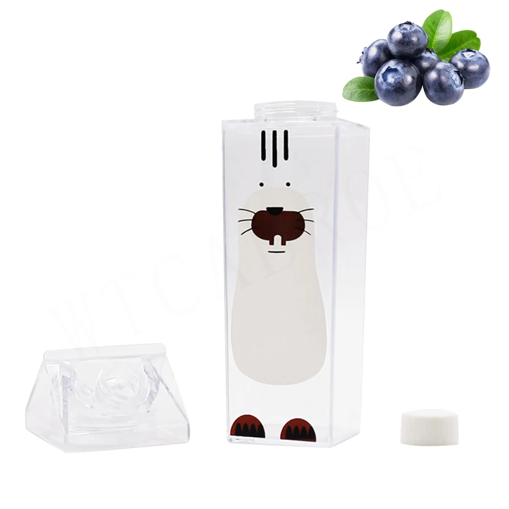 My kitchen Items герметичная протеиновая бутылка для воды, молоко, лимон, Спортивная фруктовая посуда, пластиковый сок, креативная чашка для бутылок для воды