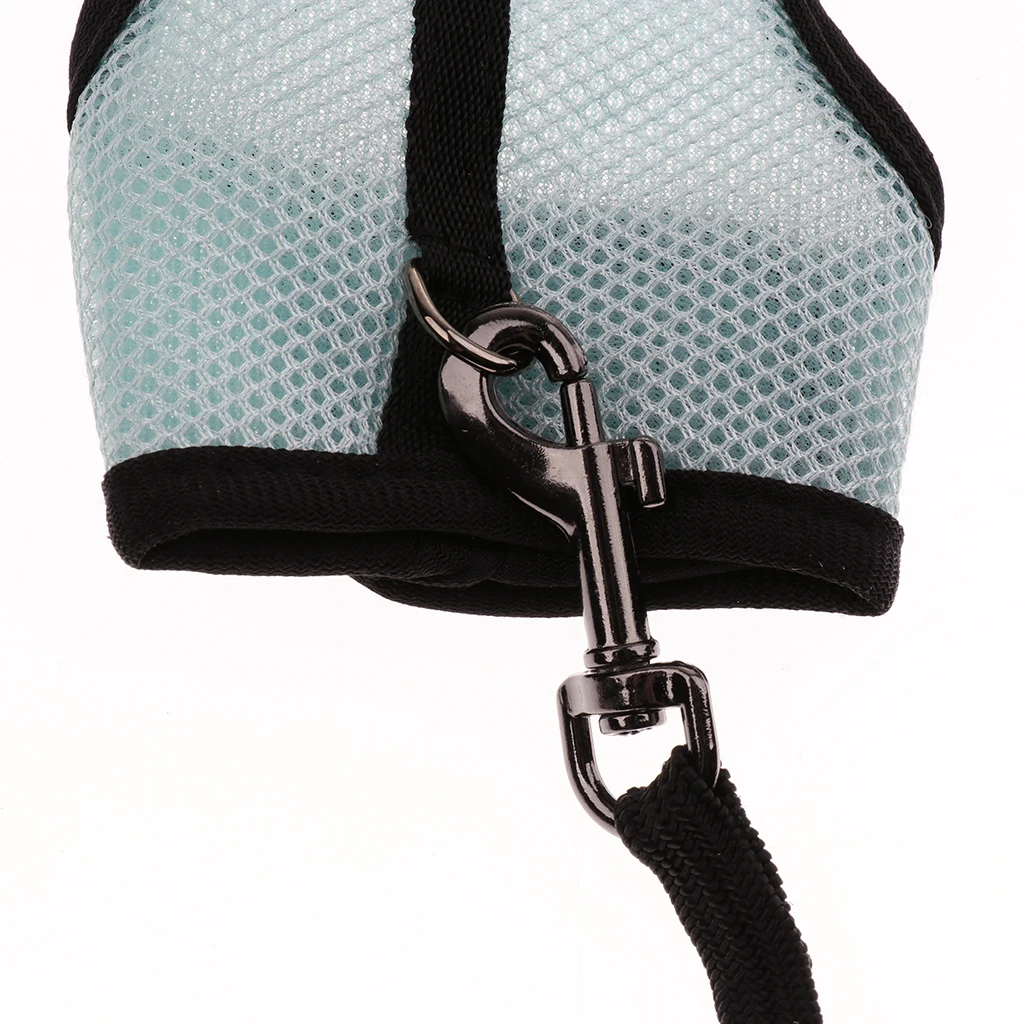 Adjustable And Breathable Mesh Pet Ferrets Rabbits Bunny Harness Leash Lead Set