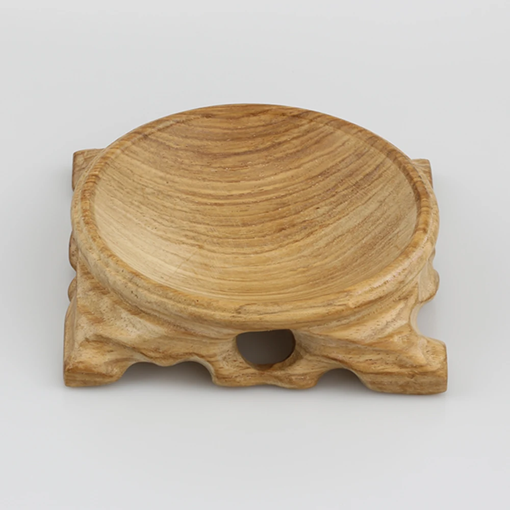 Деревянная подставка для дисплея хрустального шарика объектива большое