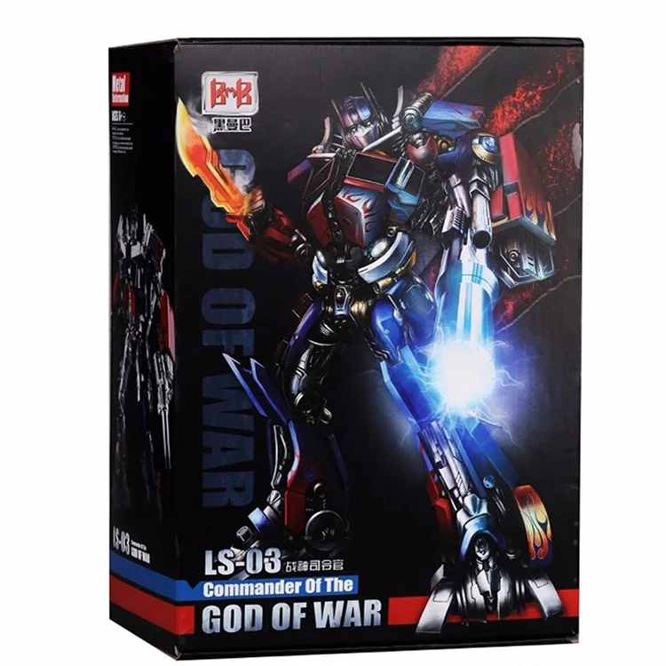 LS03 WITH BOX BMB Ls-03 трансформация Фильм аниме фигурка модель Gunpla деформируемый автомобиль робот OP Commander большой размер пластиковая игрушка для ребенка - Цвет: LS03 WITH BOX