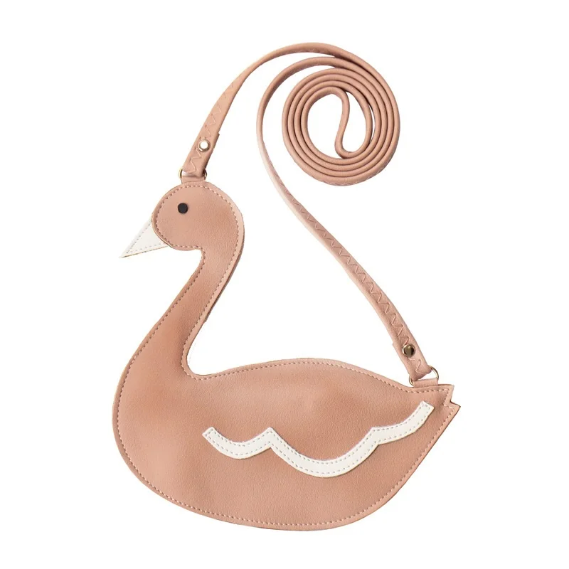 

Cartoon Style Children Summer Messenger Bag Cute Handbag Duck Shape Girls Crossbody Handbag Kids Small Mini Coin Purse Bag