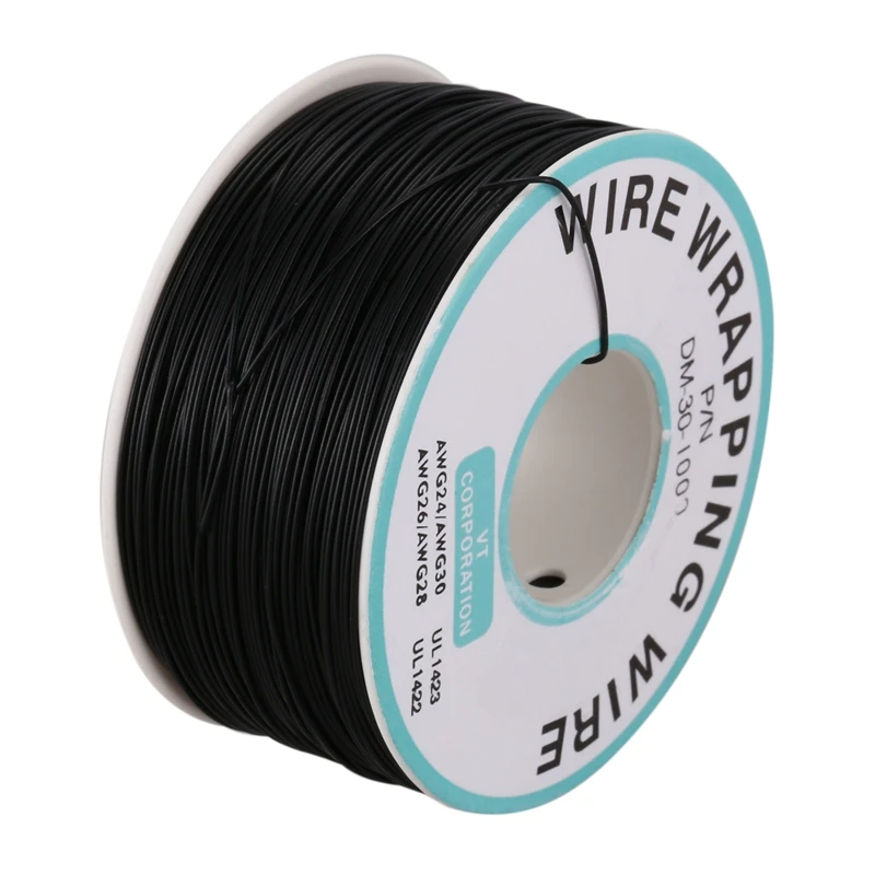 Новый-P/N B-30-1000 30AWG Оловянная медная проволока проволочная катушка для кабеля