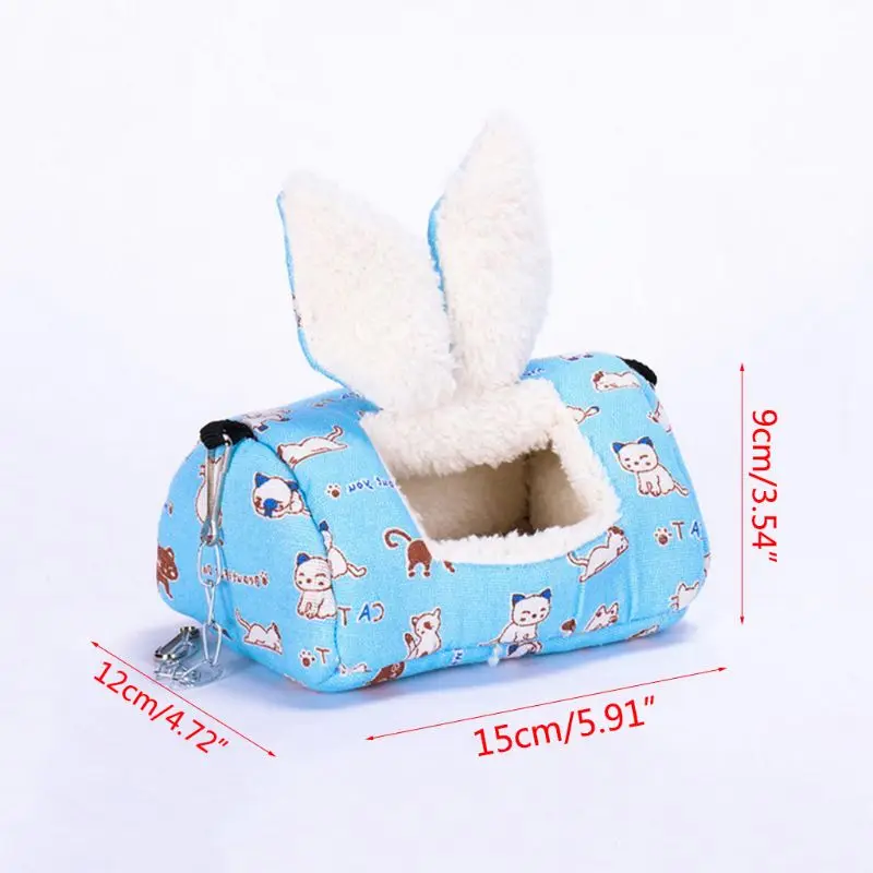 Little Pet nest Hamster nest Cute Pet Soft Nest Squirrel Hamster Bed Cotton Warm Comfortable Hangable Nests