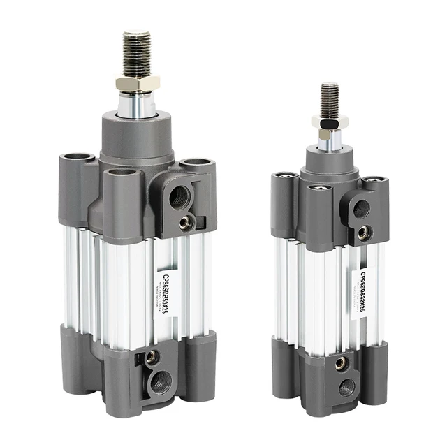 Cilindro Pneumatico Heschen SC 32-25 | Doppio Effetto | Alesaggio 32mm Corsa 25mm | PT1/8" - Foto 8