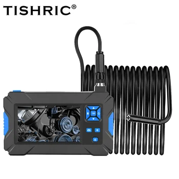 

TISHIRIC Flexible Endoscope Camera For Cars 1080P Full HD Borescope Micro Spection Camera 4.3 Inch LCD Screen