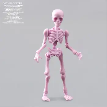 Movable Mr Bones Skeleton Human Model Skull Full Body Mini Figure Toy Halloween New Color Crystal Skull tanie i dobre opinie OOTDTY Resin 7-12m 25-36m 7-12y 12+y 4-6y 13-24m 0-6m CN(Origin) NONE Length 9cm (3 54in) Width 3 6cm (1 4in) Height 1cm (0 4in)
