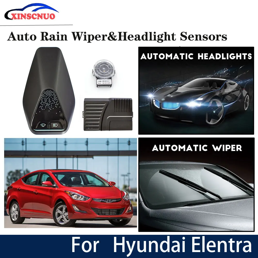 

Car smart wiper and headlight sensor For Hyundai Elantra 2016 2017 2018 2019 Automatic driving assistant System