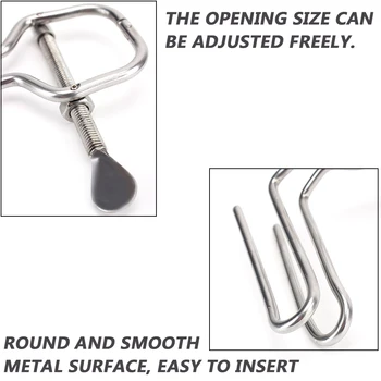 Adjustable Anal Vaginal Dilator Ass Expander Stainless Steel Sex Toy for Men Woman Voyeuristic Device Adult Products 4