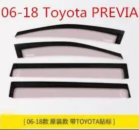 Армейский зеленый 2006- для Toyota Previa из нержавеющей стали, дождевой барьер ESTIMA Big Overlord, специальная яркая полоска для бровей - Цвет: Армейский зеленый