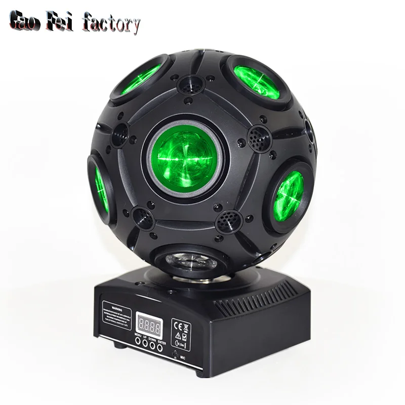 9x12 Вт RGBW 4в1 светодиодный светильник DMX512 с движущейся головкой для футбола Профессиональный DJ