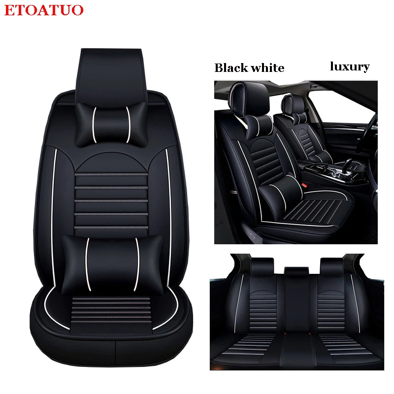 Universele Lederen Auto Stoelhoezen Voor Seat Leon Ibiza Arona Ateca  Cordoba Toledo Marbella Terra Ronda Auto Stoelhoezen Auto  zetels|Automobiles Seat Covers| - AliExpress