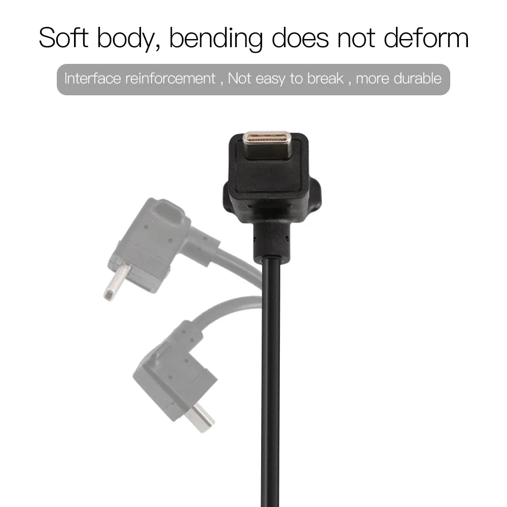 Usb type-c водонепроницаемый кабель для зарядки аккумулятора для DJI Osmo Mobile 3 зарядный кабель osmo карманные аксессуары