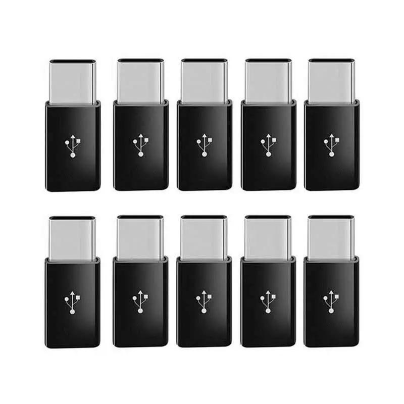 

TWISTER.CK 10 Pcs Micro USB to USB 3.1 Type-C Data Adapter Converter