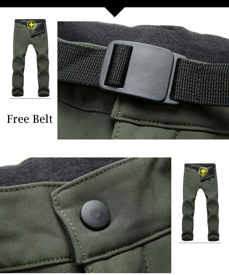 Women Winter Warm Fleece Trekking Pants Assault Waterproof Cargo Softshell Autumn Casual Trousers Camping Fishing Pants WAP06 cargo capris