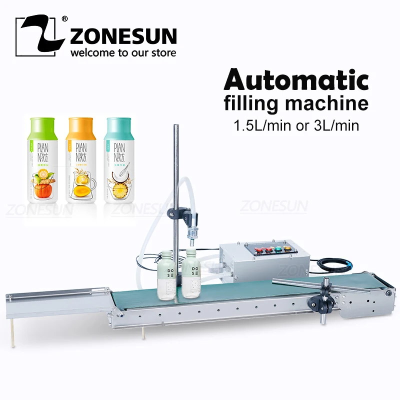 Автоматическая машина ZONESUN для розлива жидкостей парфюмерного масла бутылок с