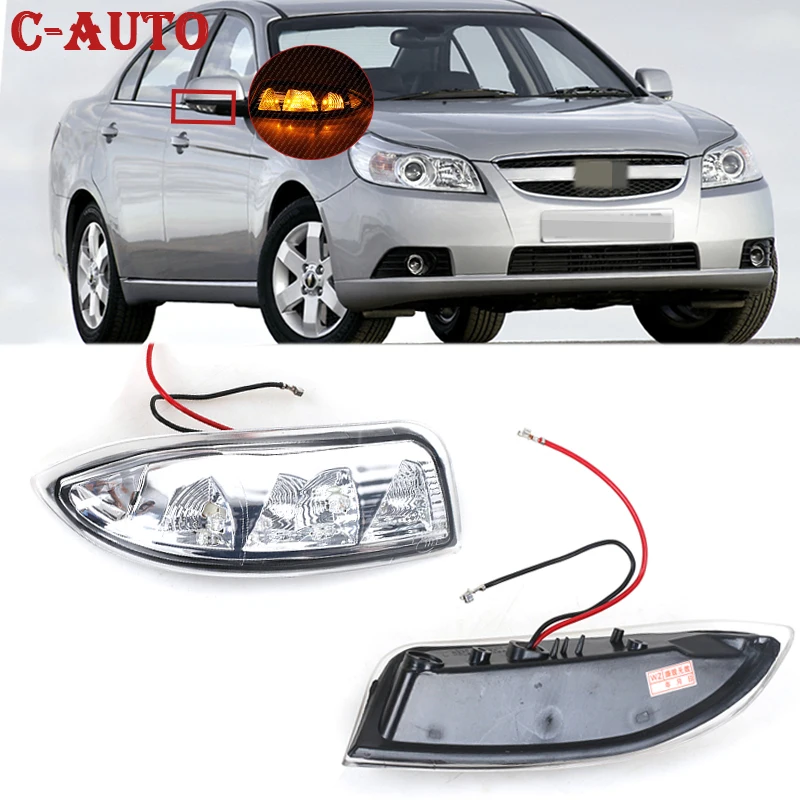 Carro à esquerda e à direita led transformar a luz do sinal espelho retrovisor lâmpada pisca repetidor para chevrolet epica 2008 2009 2010 2011 2012-2014