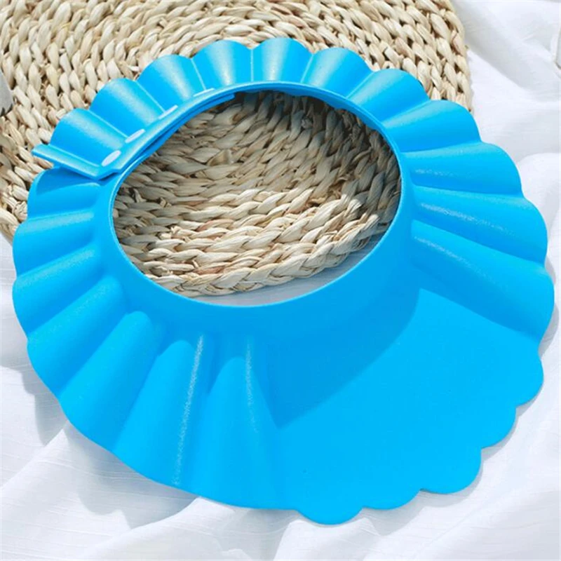Baby Shampoo Cap Wash Hair Kids Bath Visor Hats Adjustable Shield Waterproof Ear Protection Eye Children Infant