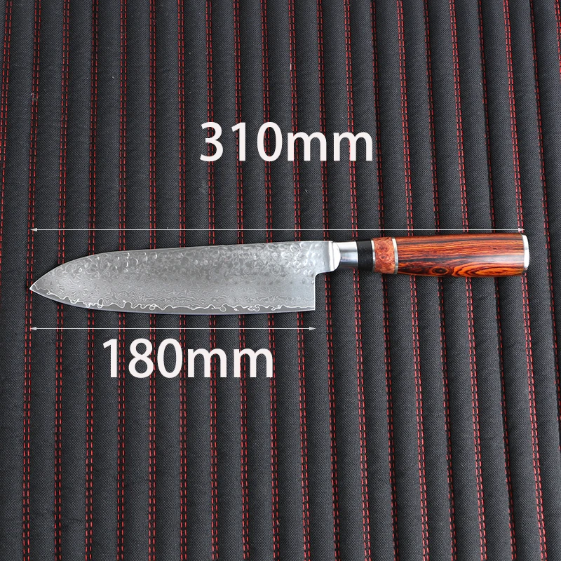 Damascus knife chef knife Japanese kitchen knife Damascus VG10 67 stainless steel knife super sharp Sande kitchen knife