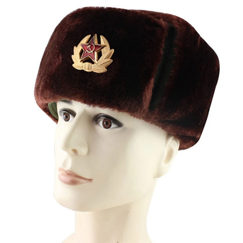 Новинка, русская плоская мужская шапка, зимняя Черная шапка с искусственным мехом кролика, повседневная черная шапка, Белая теплая зимняя шапка