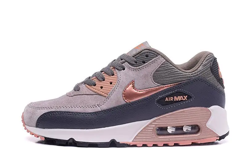 Мужские кроссовки для бега NIKE AIR MAX 90, легкие удобные классические уличные кроссовки, амортизация, Нескользящие AJ1285-101 - Цвет: 768887-201