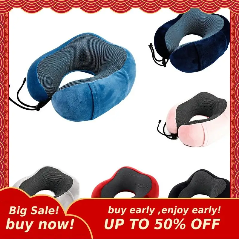 Мягкая подушка для шеи MIHE в форме мультяшного персонажа дорожная с памятью