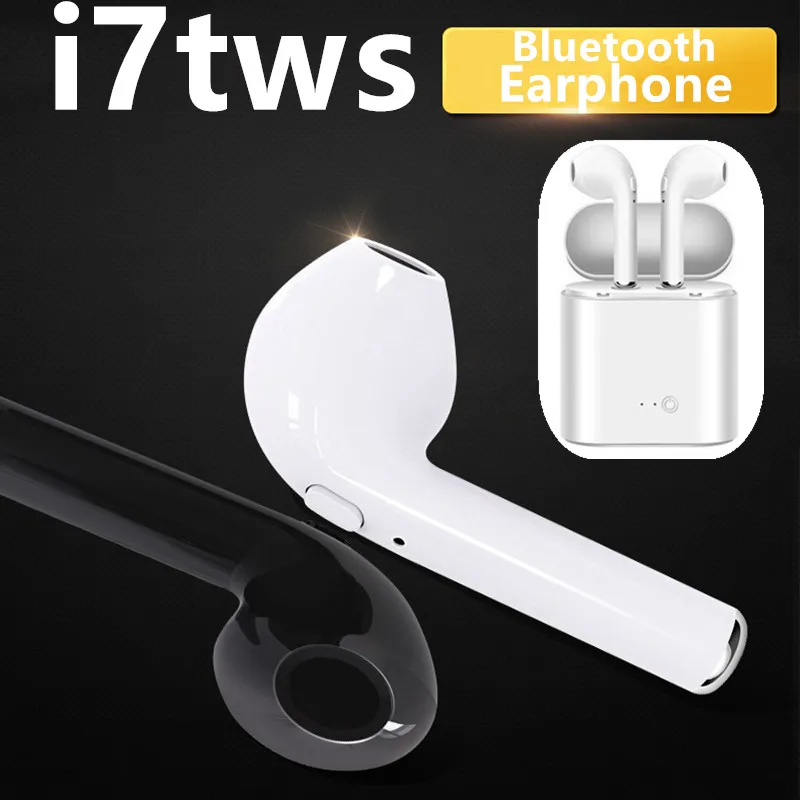 

i7s TWS Wireless Bluetooth Earphone Charging Stereo Earbud Headset Headphones With charging box