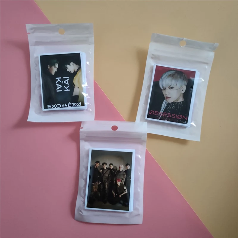 16 шт./компл. EXO 6-й альбом OBSESSION Photo Card Lomo Card Photo Card Poster Photo Card Fans подарочный набор канцелярских принадлежностей