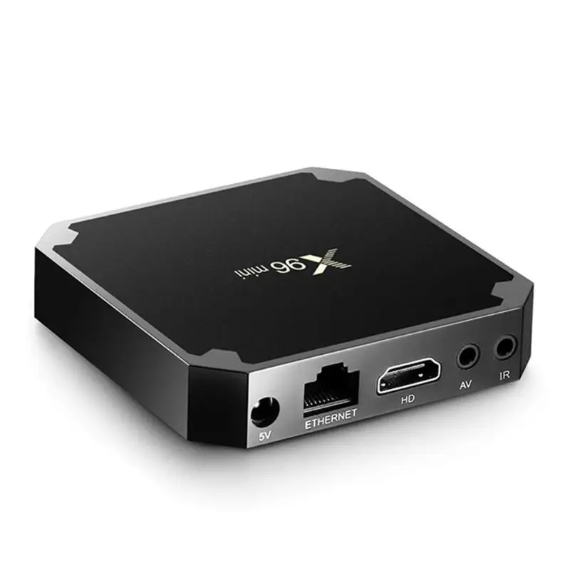 X96 мини Android7.1 Смарт ТВ коробка 1+ 8 ГБ/2+ 16GB Amlogic S905W 4 ядра 2,4 ГГц Wi-Fi IPTV Set-top Box с инфракрасное усиление