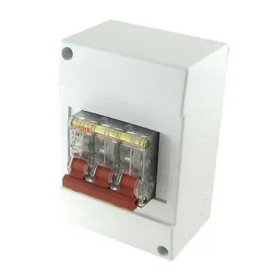 AC 400V 63A 3P прозрачный мини-выключатель MCB с корпусом
