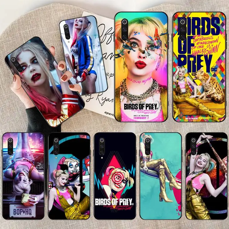 

NBDRUICAI Birds of Prey Harley Quinn film poster 2020 Phone Cover for Redmi Note 8 8A 7 6 6A 5 5A 4 4X 4A Go Pro Plus Prime