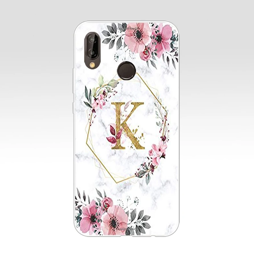 Блестящий Мраморный Мягкий Силиконовый ТПУ чехол 059FG с мультяшными надписями для