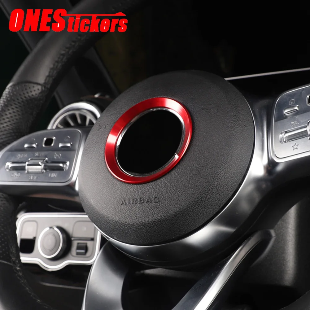 Для Mercedes Benz A B C E S G CLA GLE GLC CLS GLS Class W177 W247 W205 W213 C118 W167 накладка с логотипом на рулевое