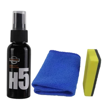 

50ML Car Headlight Maintenance Clean Retreading Agent Car Headlight Repair Fluid Repair Kit