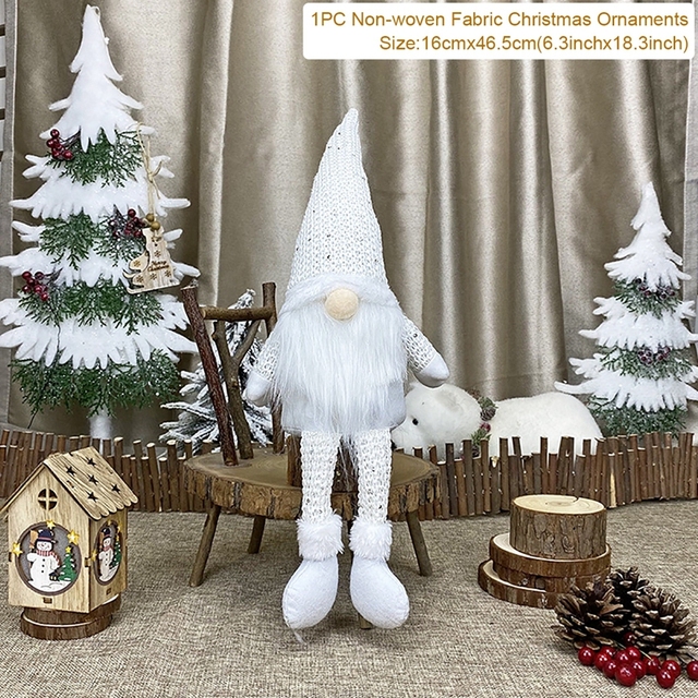 Christmas Gnomes Elf Doll Christmas Decor For Home Table 2021 Christmas Ornament Xmas Gifts Natal Navidad New Year 2022
