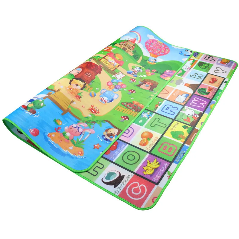 

1.8M*2M Infant Shining Baby Play Mat Puzzle Children's Mat Thickened Baby Room Mat Baby Carpet Crawling Mat Double Surface