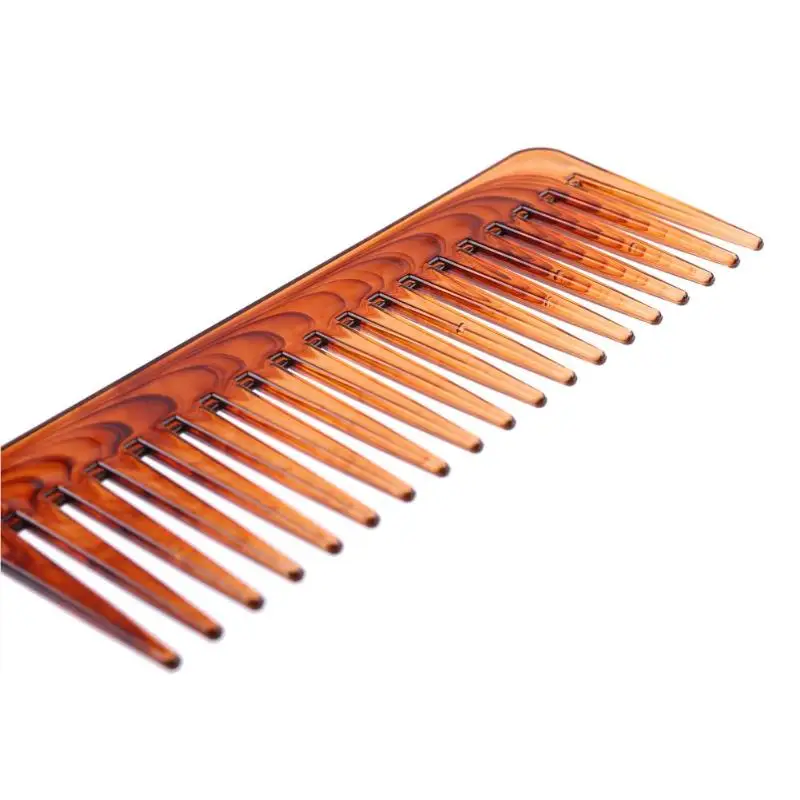 Plastic Hair Comb Convenient Easy Wash Quick Dry Durable Large Wide Teeth Hairstyling Brush Hairdressing Beauty Tools