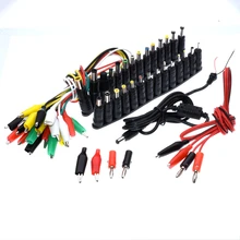 Универсальный AC DC разъем зарядного устройства разъем для ноутбука/ноутбука AC DC адаптер питания с кабелем 1 комплект/38 шт