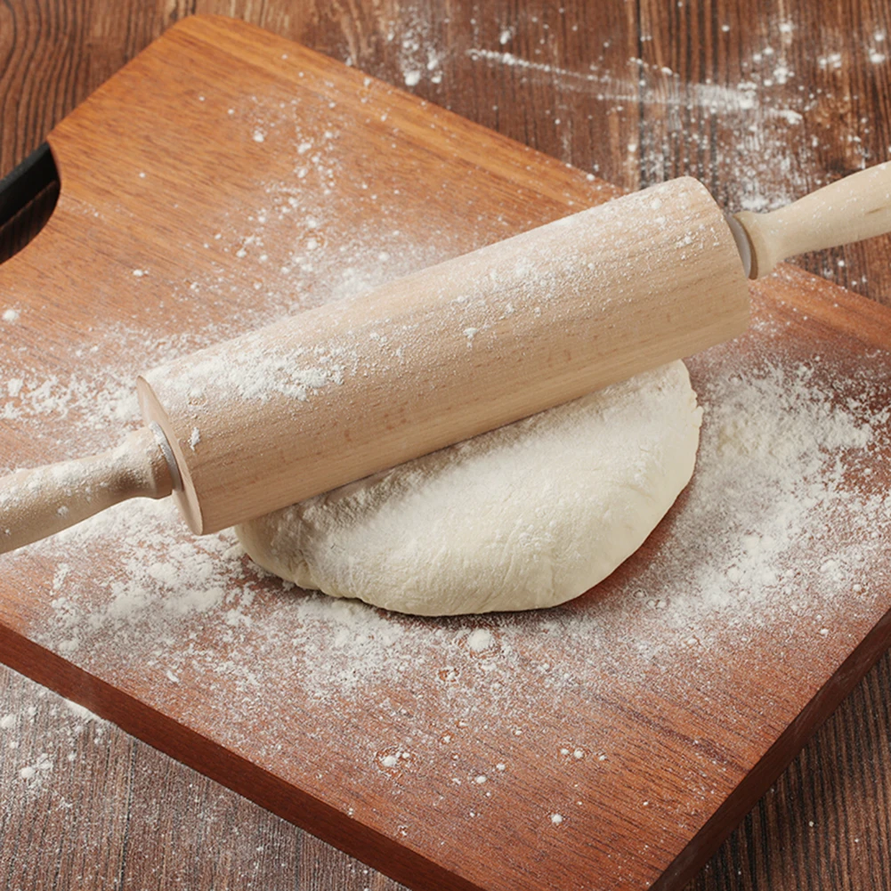 Деревянная стальная Скалка антипригарное тесто для теста роликовая печь для пиццы лапша печенье пирог инструменты для выпечки кухонный инструмент