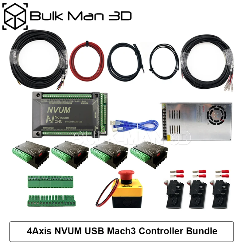 Фрезерный станок с ЧПУ WorkBee полный комплект 4 осевой винтовой привод гравер