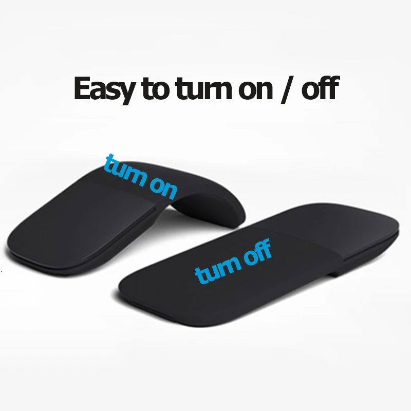 CHYI Bluetooth 4,0 Беспроводная складная Лазерная Arc сенсорная компьютерная мышь Ультра тонкая игровая Складная Мышь для microsoft ПК ноутбука