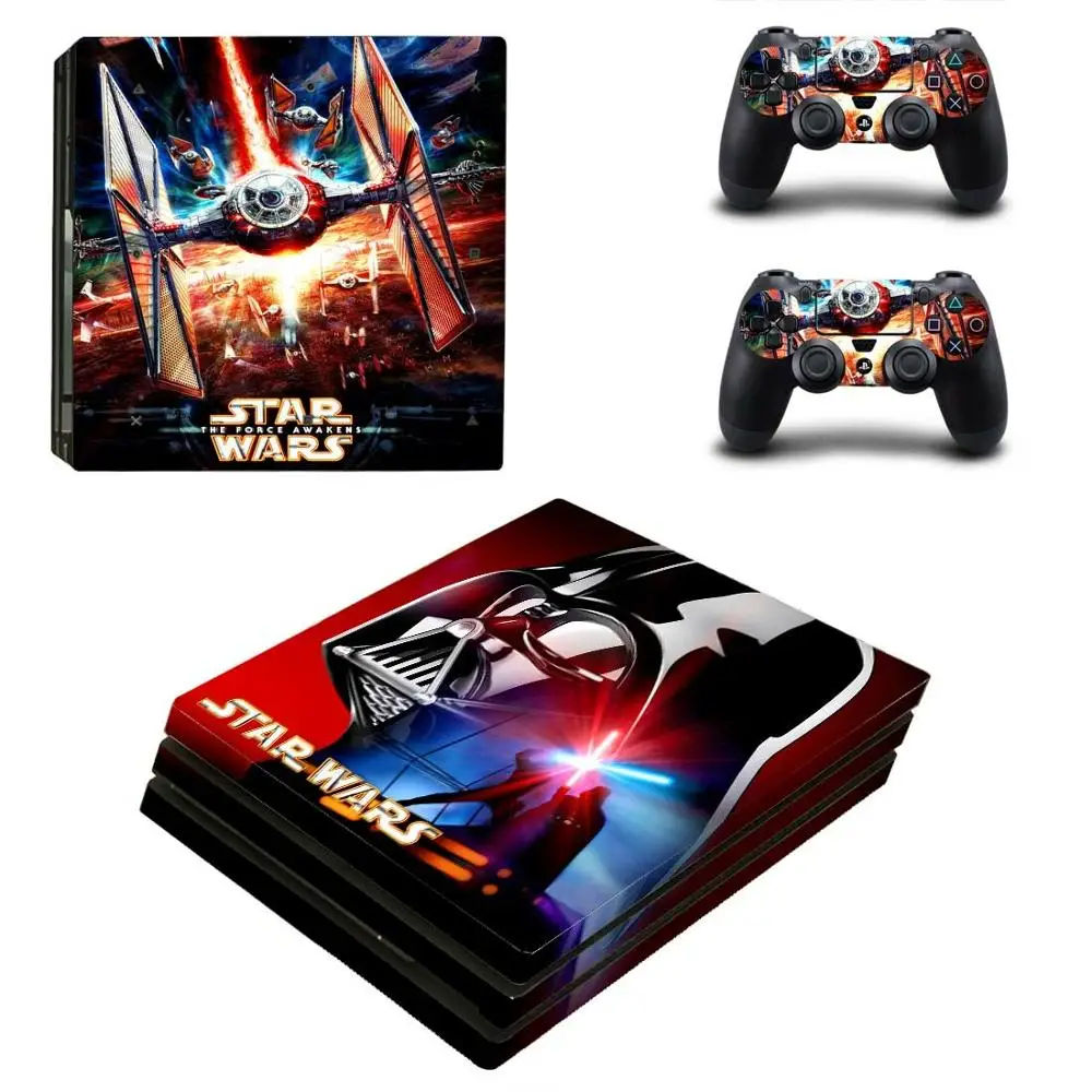 Star Wars: The Force Awakens PS4 Pro наклейка s PS 4 Play station 4 Pro виниловые наклейки для игровой консоли playstation 4 Pro