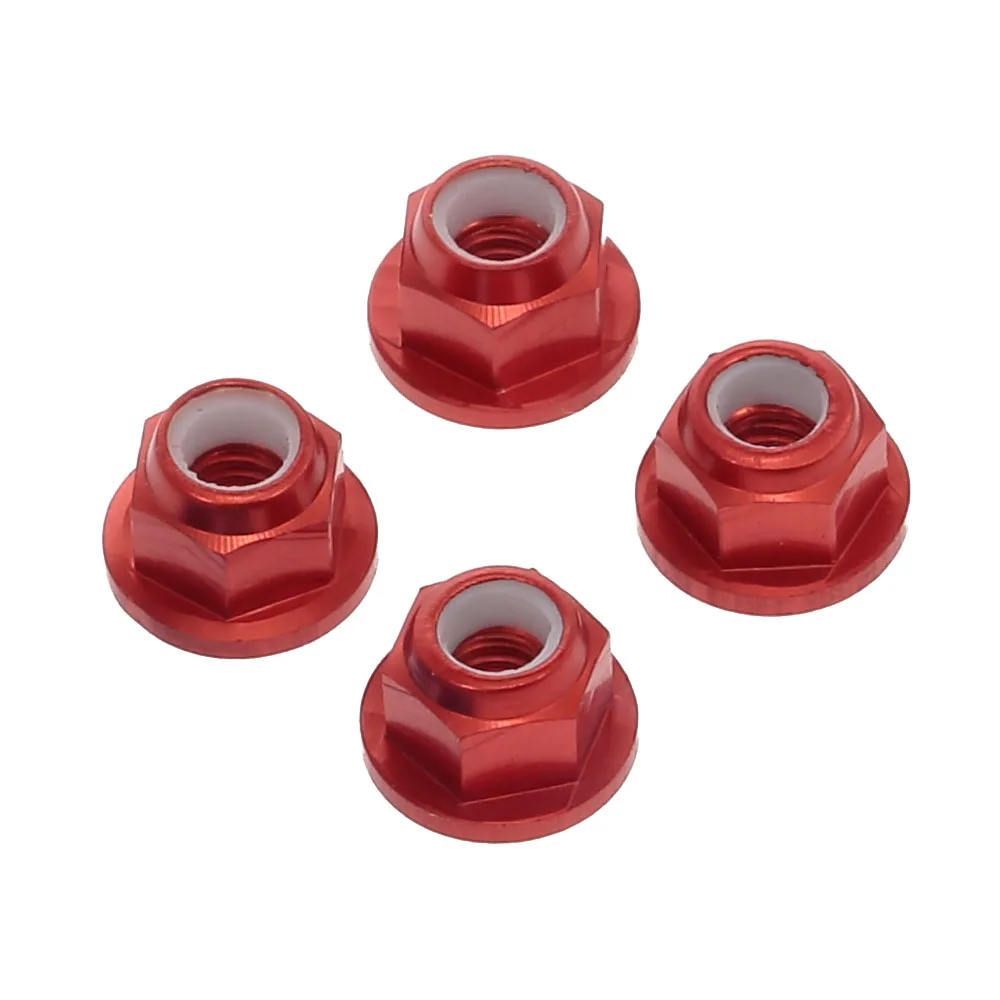 4pcs Wheel Lock Nut 4mm M4 for RC Car 1:12 Wltoys 12428 12423 FY-03 Hopup Parts | Игрушки и хобби