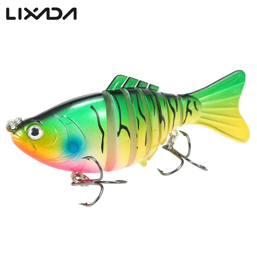 Lixada Multi Jointed Memancing Umpan Manusia Hidup 7 Segmen Keras Crankbait Swimbait Crankbait Umpan Pancing Umpan Ikan Hook Fishing Tackle Memancing Umpan Aliexpress