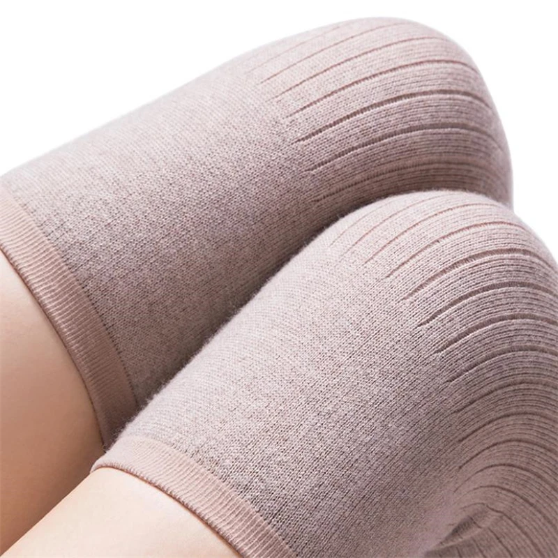 1 Pair Cashmere Warm Kneepad Wool Knee Support Men and Women Cycling Lengthen Prevent Arthritis